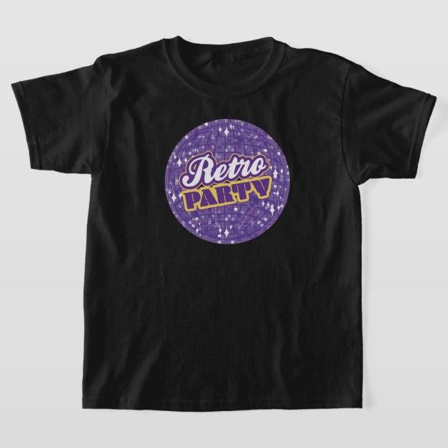RETRO PARTY KIDS TEE (Laydown)