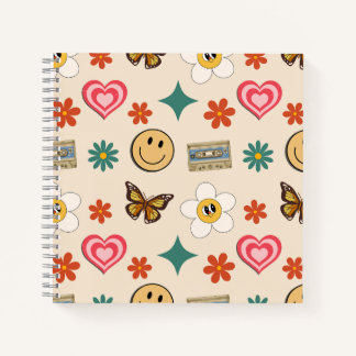 Retro Pattern 01 Notebook
