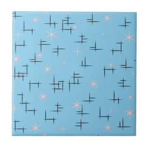 Retro Pattern Atomic Age Tile