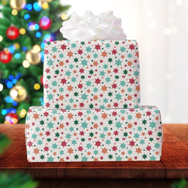 Retro Pattern Christmas Wrap Paper (Creator Uploaded)