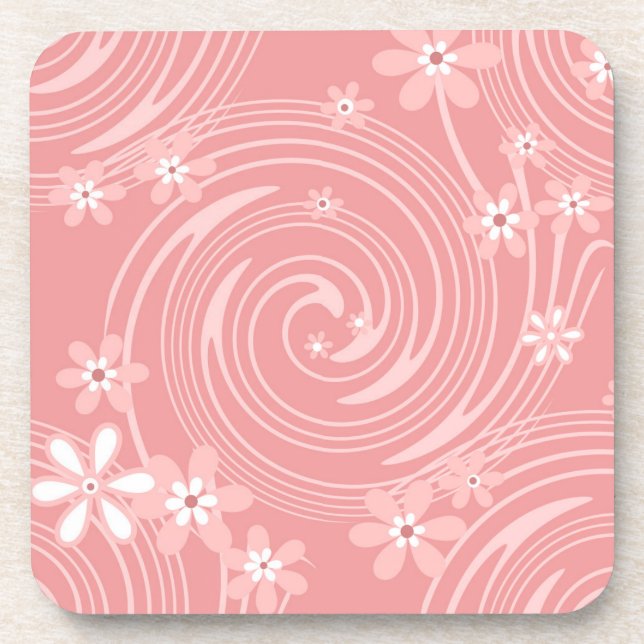 Retro pattern coaster (Front)