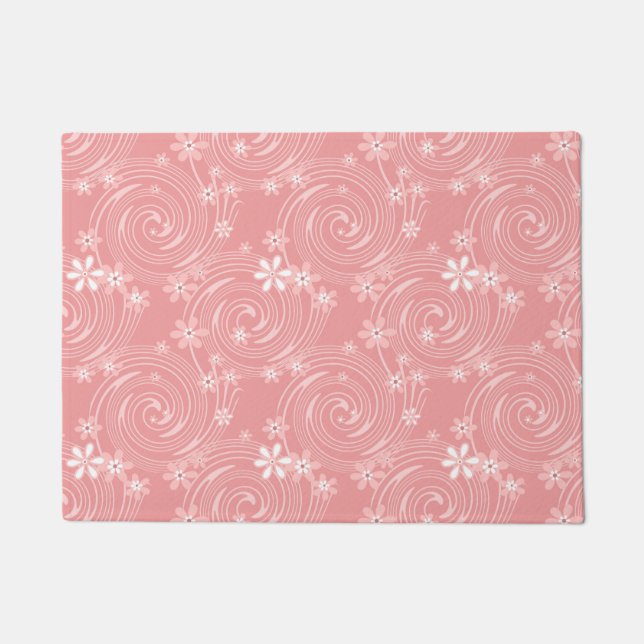 Retro pattern doormat (Front)