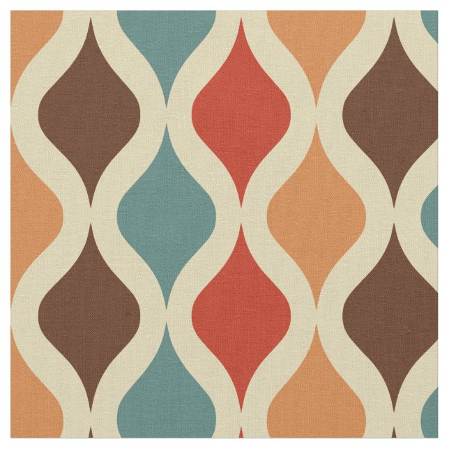 Retro pattern fabric (Close Up)