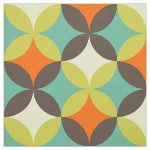 Retro pattern flower fabric