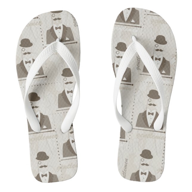 Retro pattern for man jandals (Footbed)
