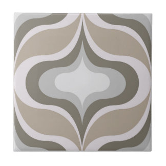 Retro Pattern Gray Tile