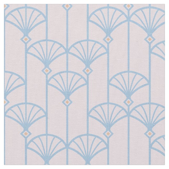 Retro pattern in Art deco style. Fabric (Close Up)
