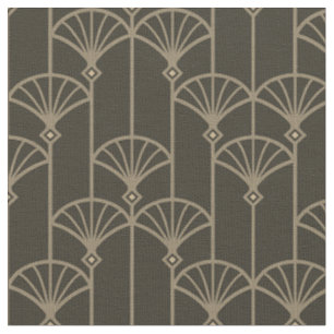 Retro pattern in Art deco style. Fabric