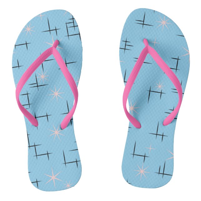 Retro Pattern Jandals (Footbed)