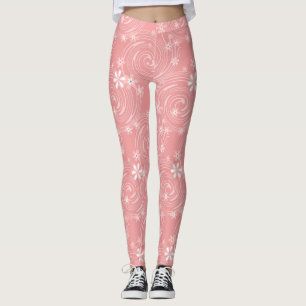 Retro pattern leggings