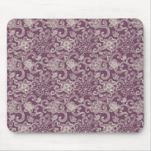 Retro pattern mouse pad