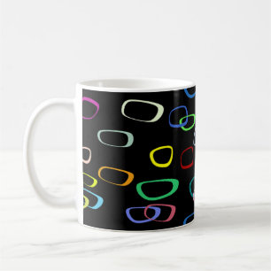 Retro pattern on coffee mug