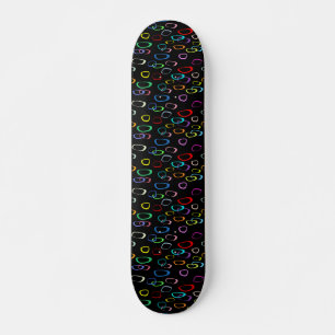 Retro pattern on skateboard