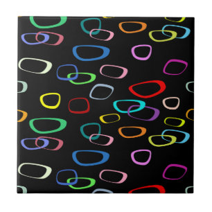 Retro pattern on tile