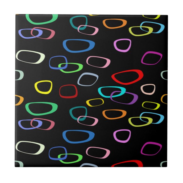 Retro pattern on tile (Front)