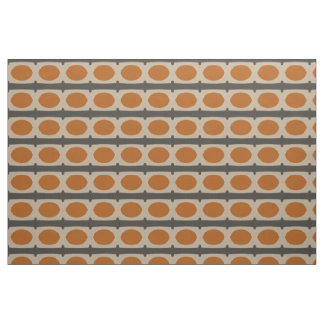 Retro pattern orange fabric