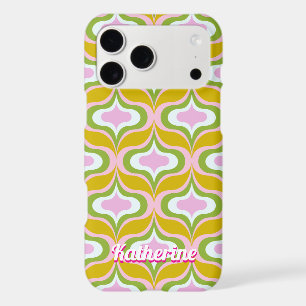 Retro Pattern Orange Yellow