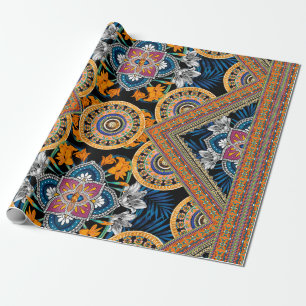 Retro Pattern Wrapping Paper