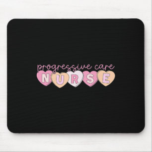 Retro Pcu Progressive Care Nurse Valentine Heart E Mouse Pad