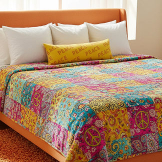 Retro Peace Body Pillow