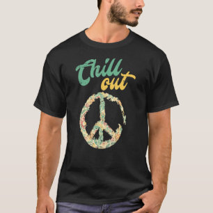 Retro Peace Sign Chill Out T-Shirt