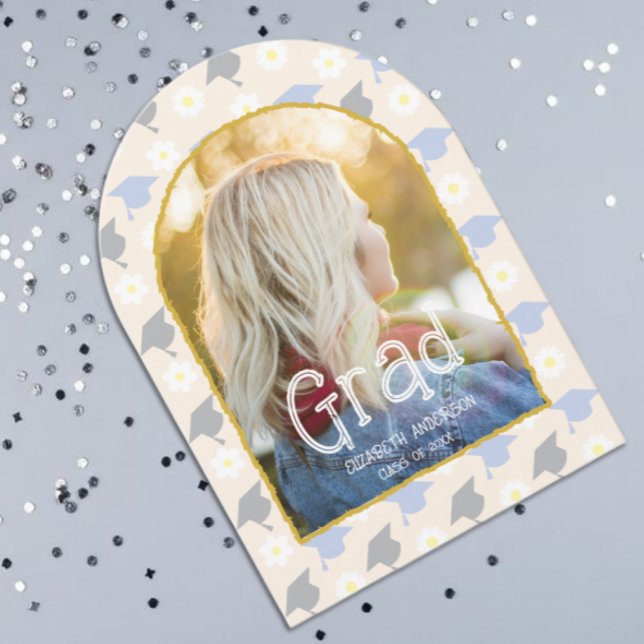 Retro Peach Graduation Announcement (Creator Uploaded)