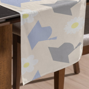 Retro Peach Graduation Short Table Runner