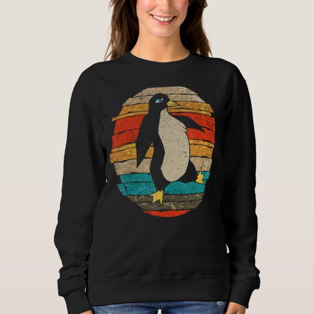 Retro Penguin Sweatshirt (Front)