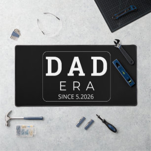 Retro Personalised Dad Gift Est 2026 Best Dad Ever Desk Mat