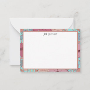 Retro Personalised Stationary Card