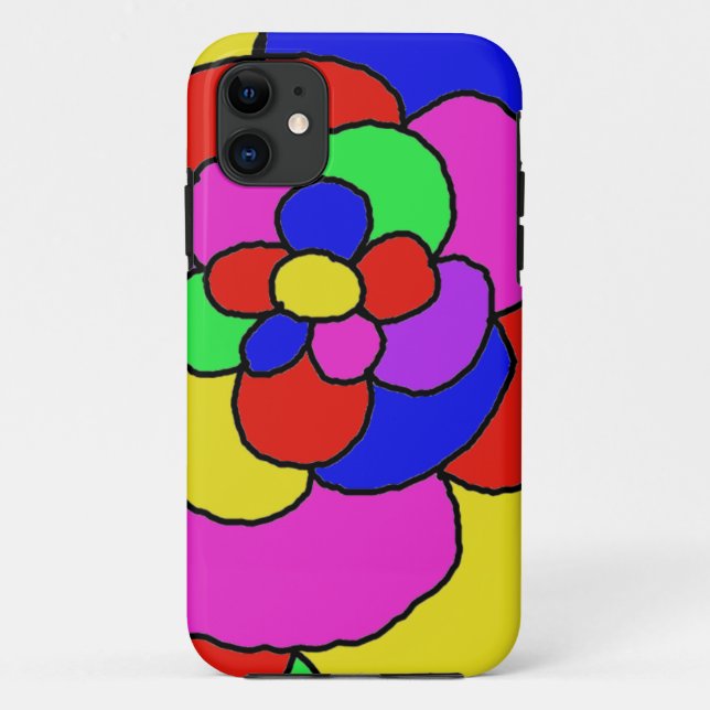 Retro petals Case-Mate iPhone case (Back)