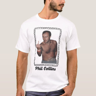 Retro Phil Collins Vintage 80s Music Fan Art T-Shirt