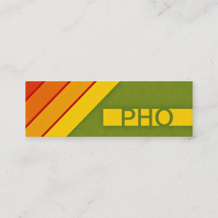 retro PHO Mini Business Card