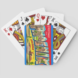 Retro Phoenix Arizona Playing Cards