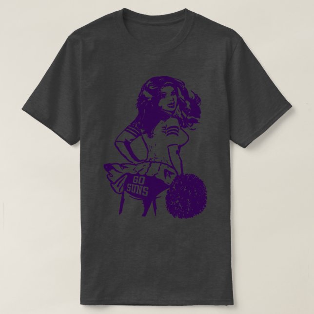 Retro Phoenix Cheerleader T-Shirt (Design Front)