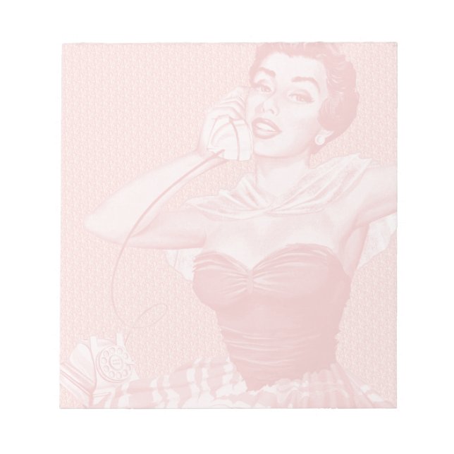 Retro Phone Caller Notepad (Front)