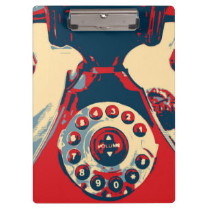 Retro Phone Clipboard