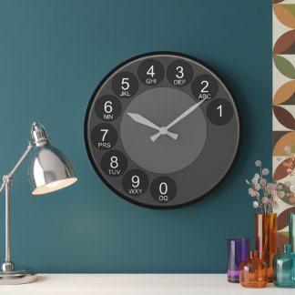 Retro Phone Dial Wall Clock