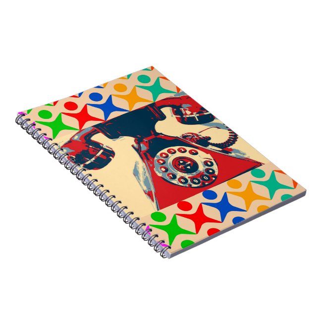 Retro Phone Notebook (Right Side)