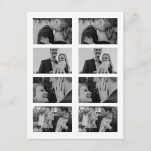 Retro Photo Bookmark Save the Date Invitation Postcard