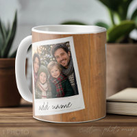 Retro Photo Frame - Square Instagram Rustic Wood