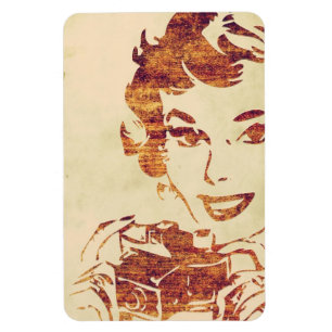 Retro photographer magnet
