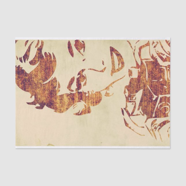 Retro photographer tissue paper (Front)