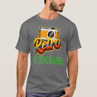 Retro Photography Day Gift Camera Photographer  T-Shirt