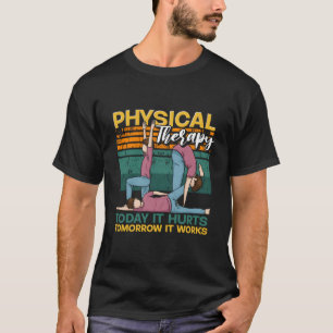 Retro Physiotherapy Pt Therapist Pta Physical Ther T-Shirt