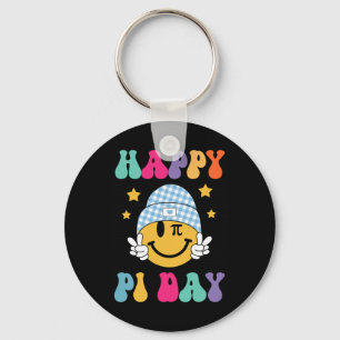 Retro Pi Day 10000 Digits Pi Sign Math Teacher Wom Key Ring