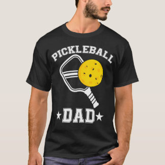 Retro Pickleball Dad Daddy Father Happy Father39S T-Shirt