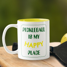 Retro Pickleball Is My Happy Place Vintage Sport