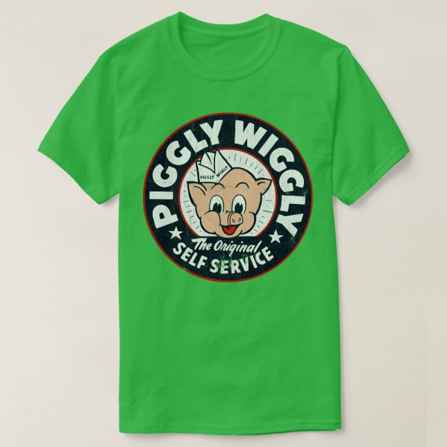 Retro Piggly Willy T-Shirt (Design Front)