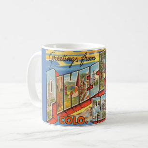 Retro Pikes Peak Colorado Mug
